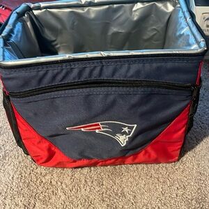 New England patriots cooler.
